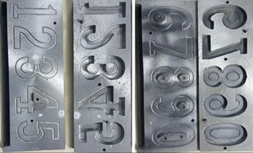 5 Candle Aluminium Number Candle Mold